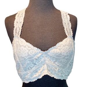 Free People Lace Racerback Bralette Bra Top Intimately